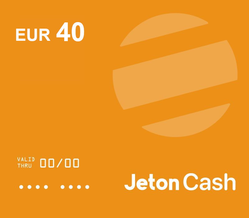 

JetonCash Card €40 EU