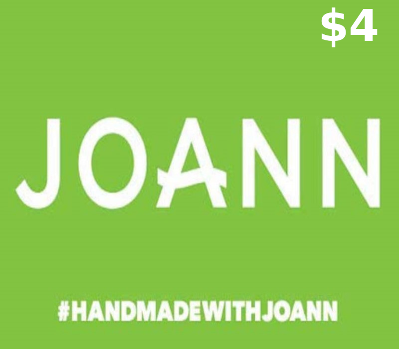 JoAnn Fabrics $4 Gift Card US