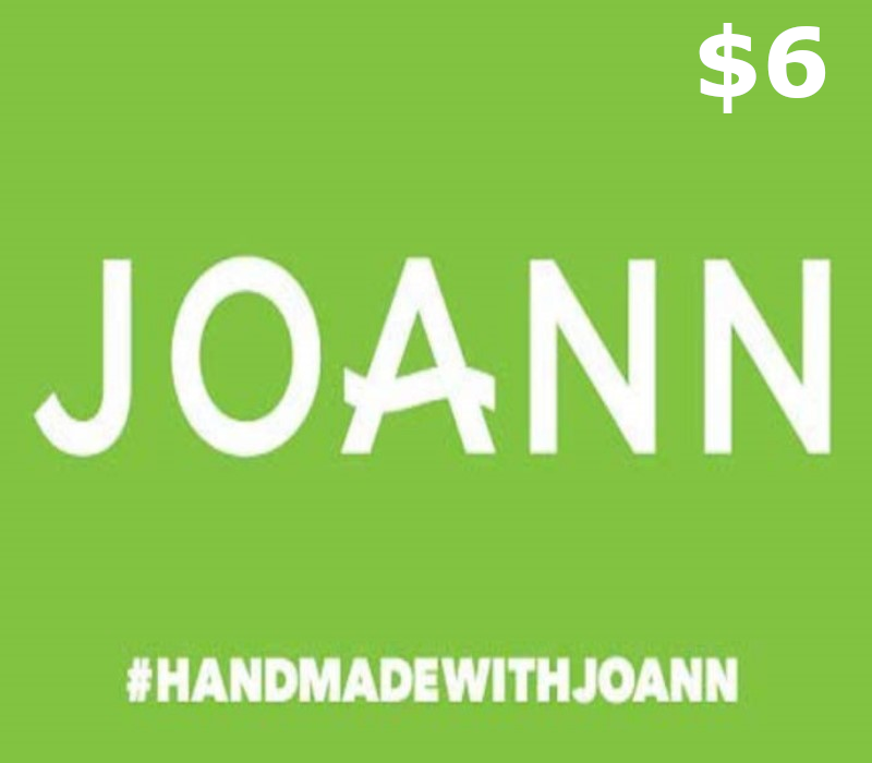 

JoAnn Fabrics $6 Gift Card US