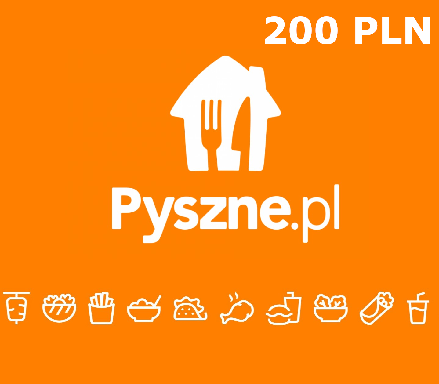 

Pyszne.pl 200 PLN Gift Card PL