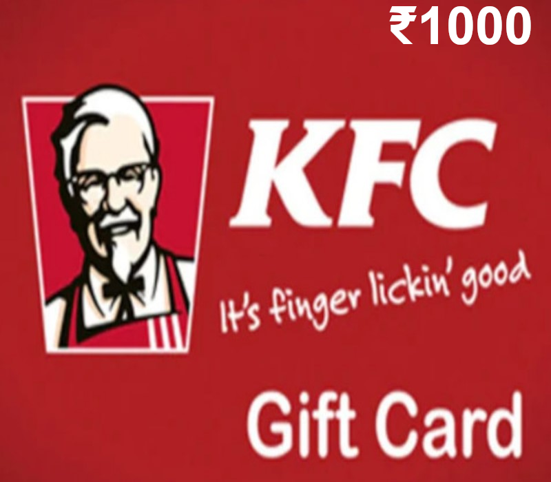 

KFC ₹1000 Gift Card IN