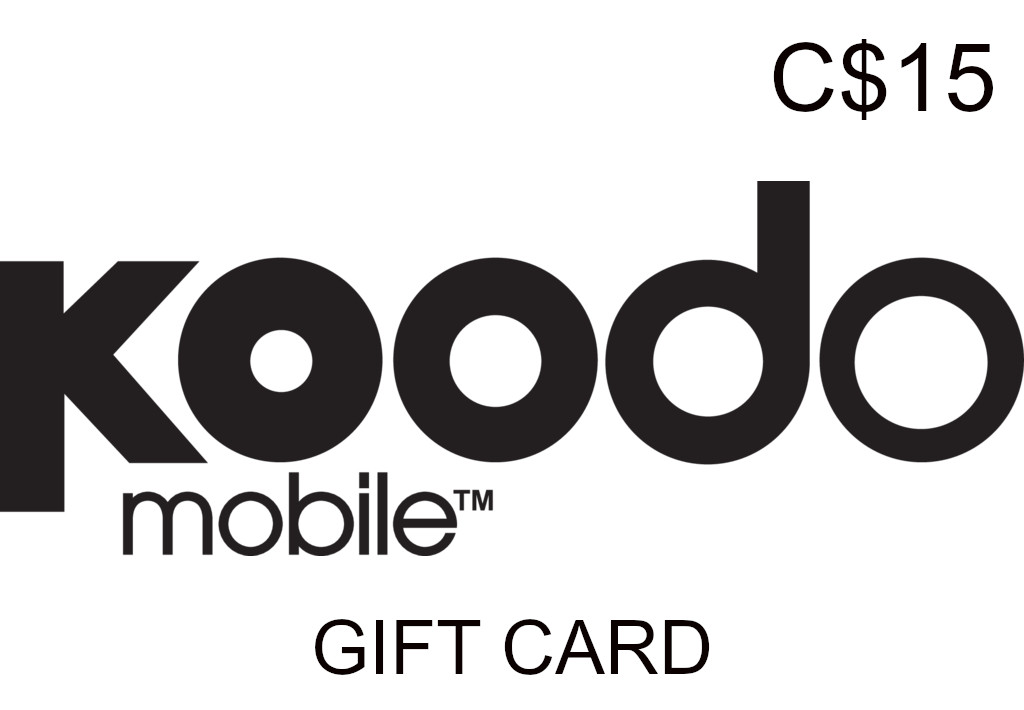 Koodo PIN C$15 Gift Card CA