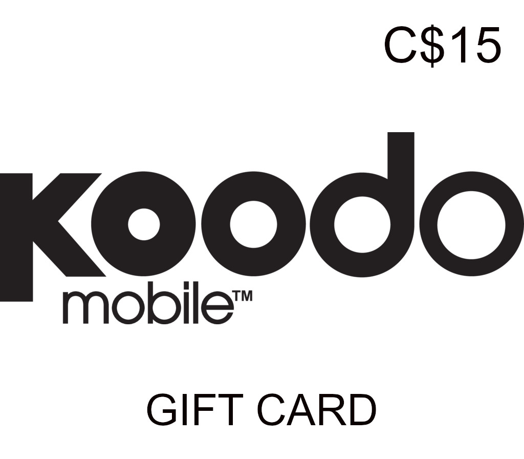 

Koodo PIN C$15 Gift Card CA