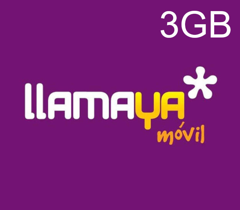 

LLamaya Movil 3GB Data Mobile Top-up ES