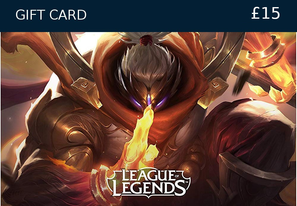 League Of Legends 15 GBP Prepaid RP Card UK