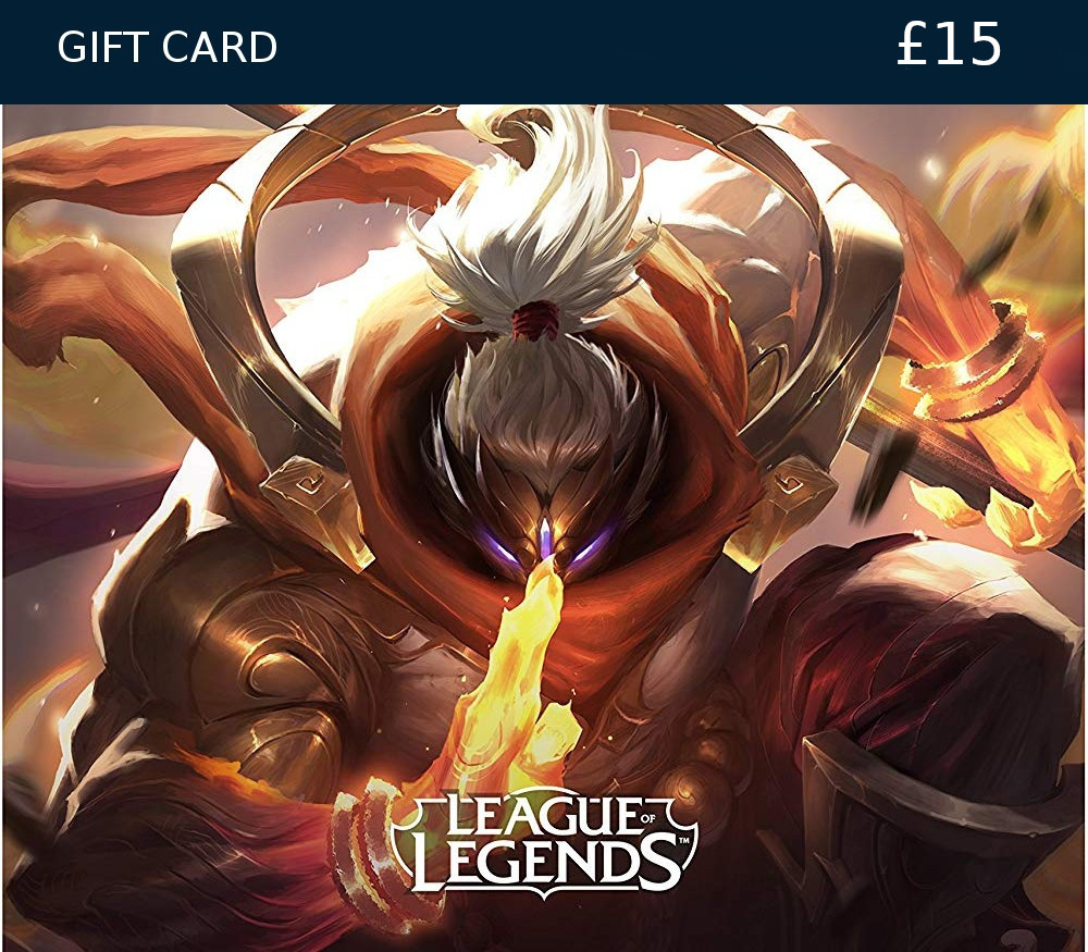 League Of Legends 15 GBP Prepaid RP Card UK