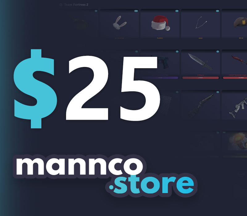 

Mannco.store $25 Gift Card