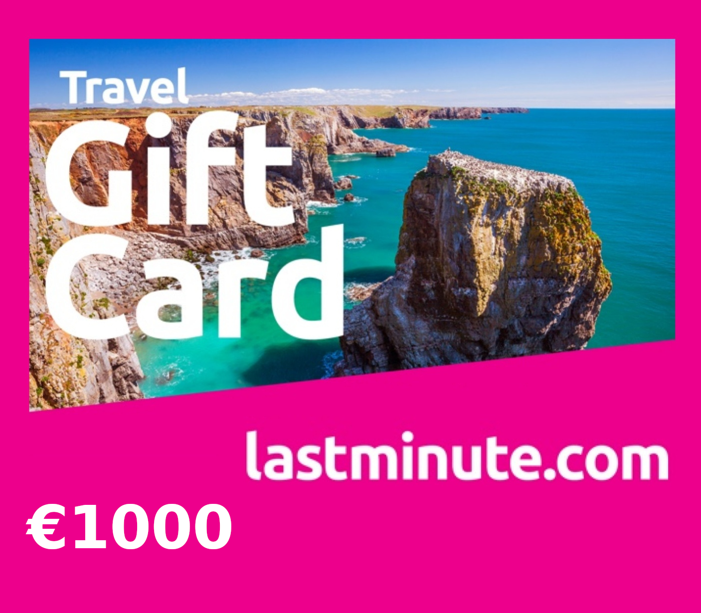 

Lastminute.com €1000 Gift Card NL