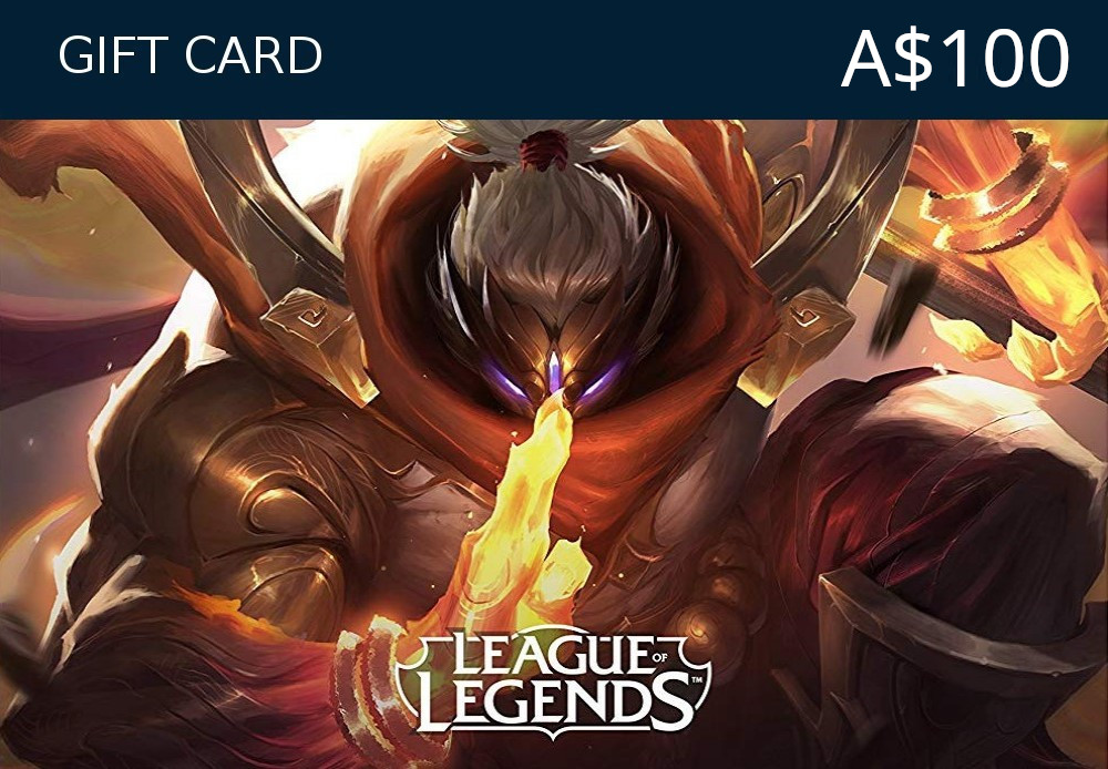 League Of Legends 100 AUD Prepaid RP Card OCE