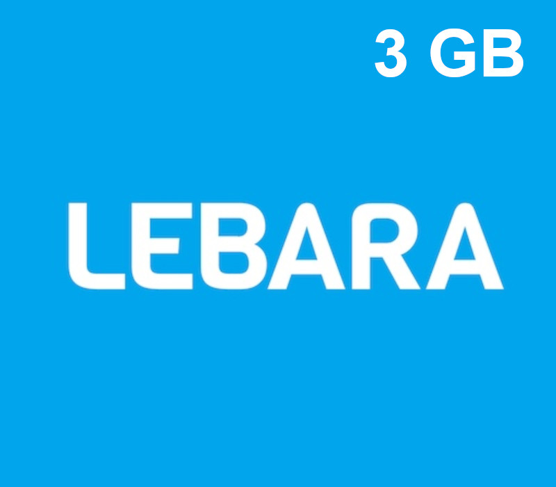 

Lebara 3GB Data Gift Card NL