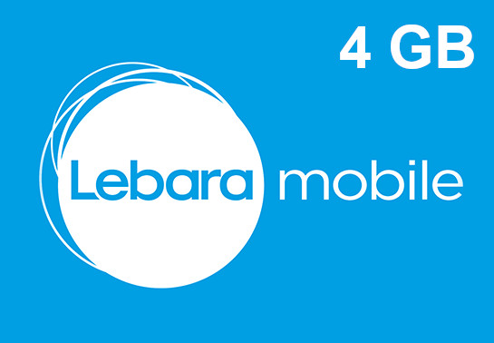 Lebara 4GB Data Mobile Top-up ES