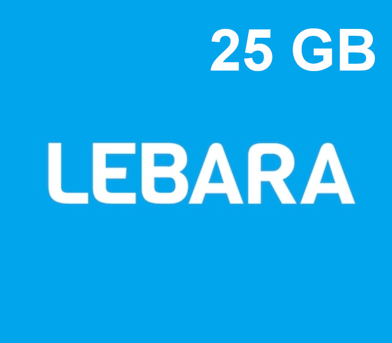 

Lebara 25GB Data Mobile Top-up ES