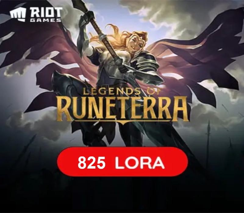 

Legends of Runeterra 825 LoRa Gift Card TR