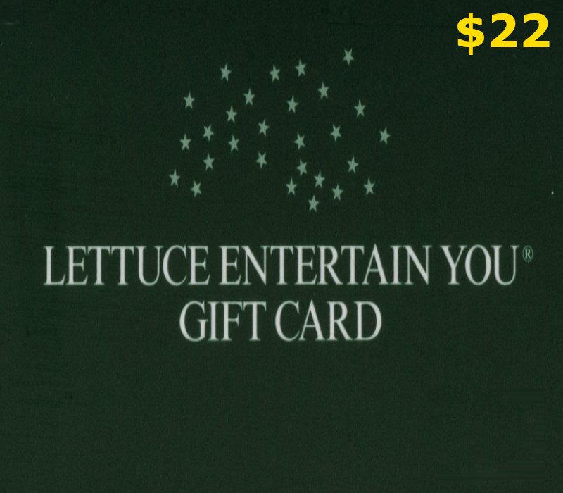 

Lettuce Entertain You Restaurant $22 Gift Card US