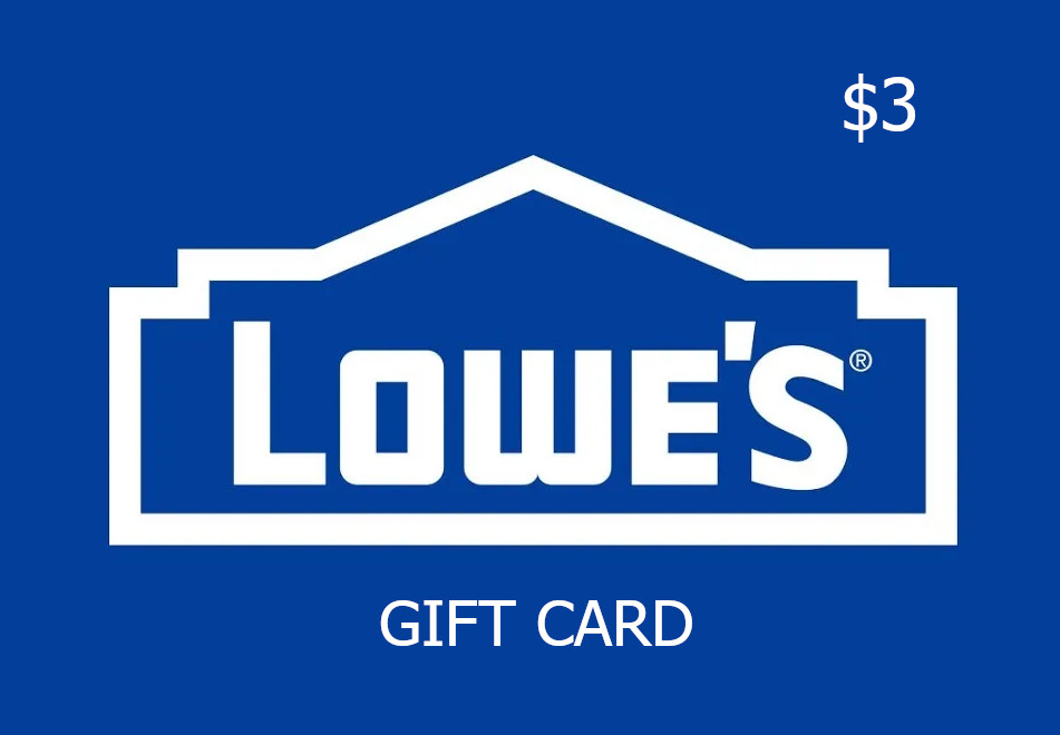 Lowe's $3 Gift Card US