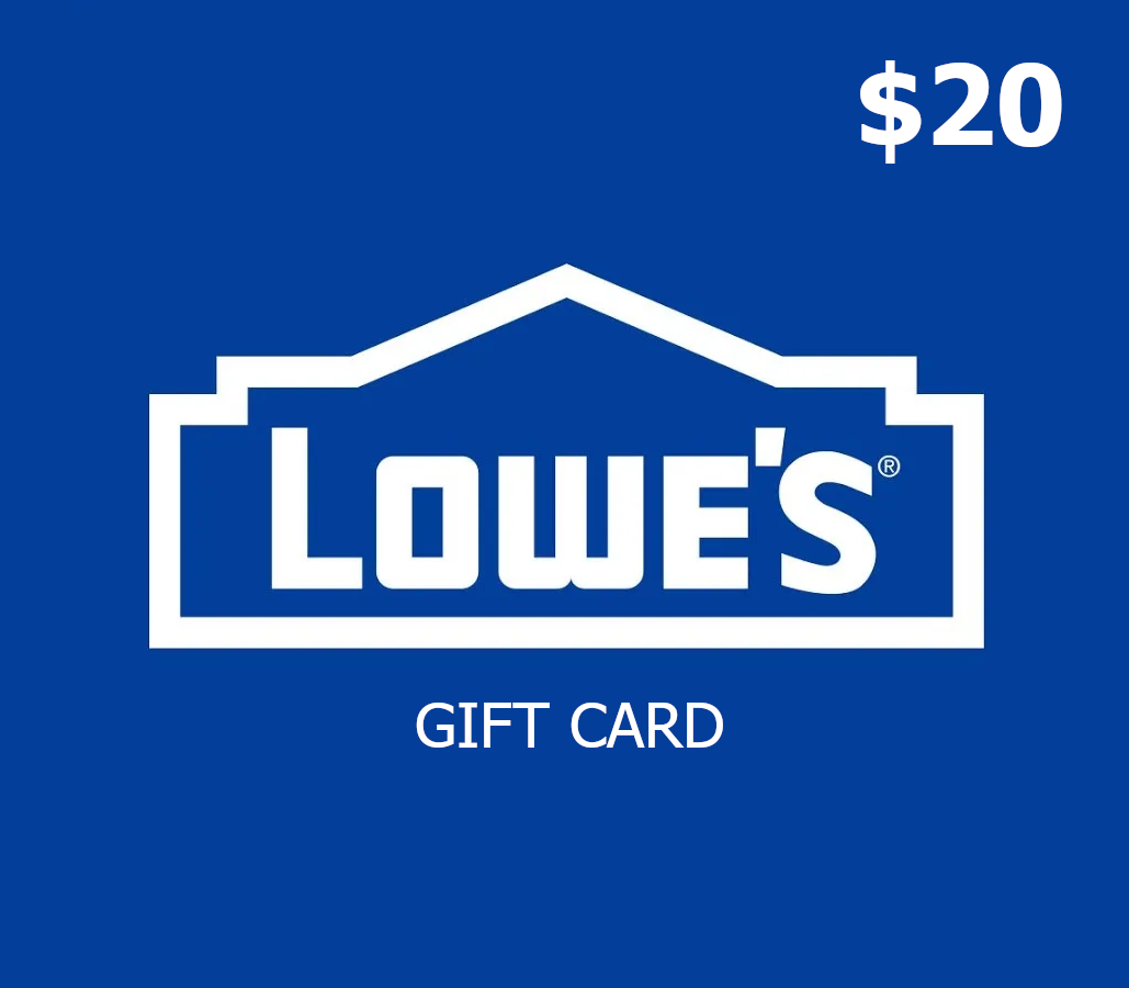 

Lowe's $20 Gift Card US