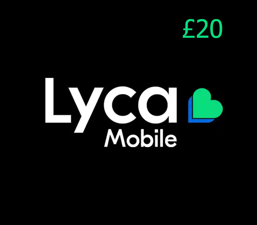 

Lyca Mobile £20 Gift Card UK