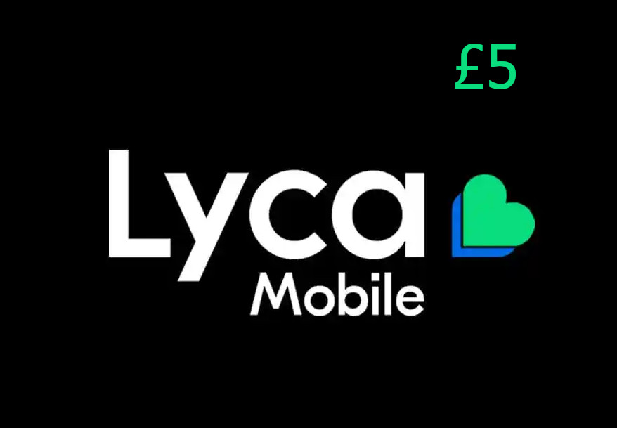 Lyca Mobile £5 Gift Card UK