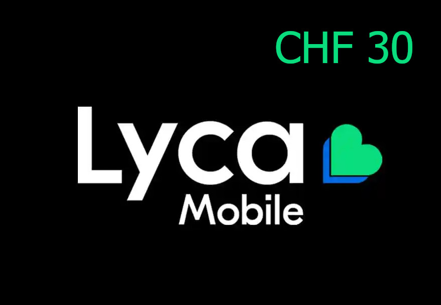 Lyca Mobile 30 CHF Gift Card CH