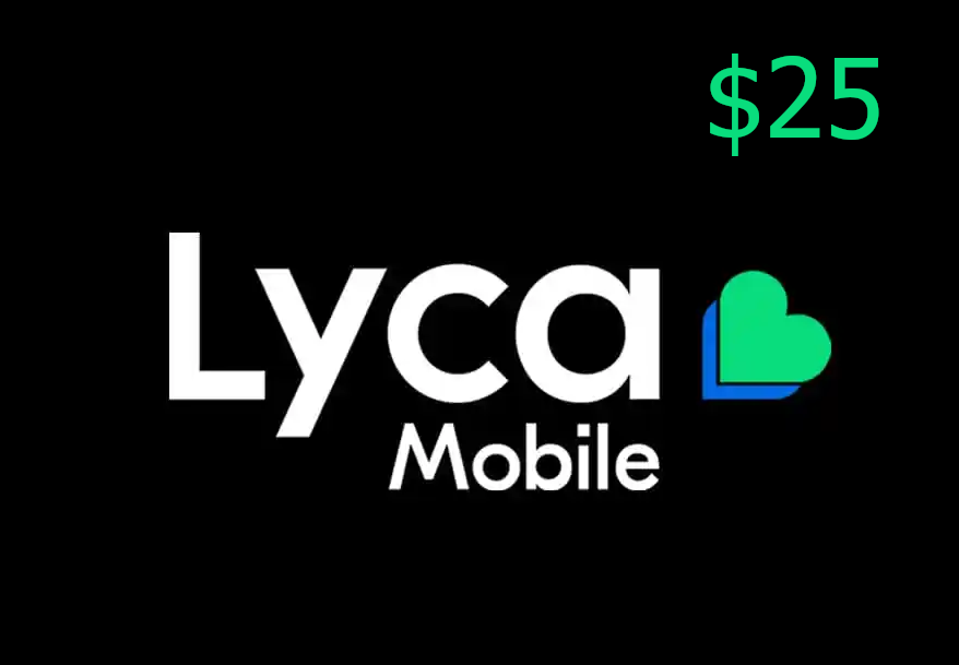 Lyca Mobile $25 Mobile Top-up US