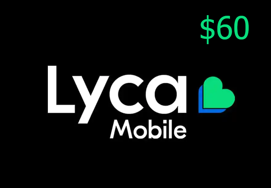 Lyca Mobile $60 Mobile Top-up US
