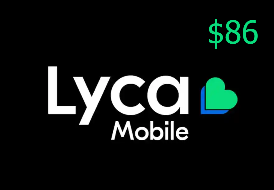 Lyca Mobile $86 Mobile Top-up US