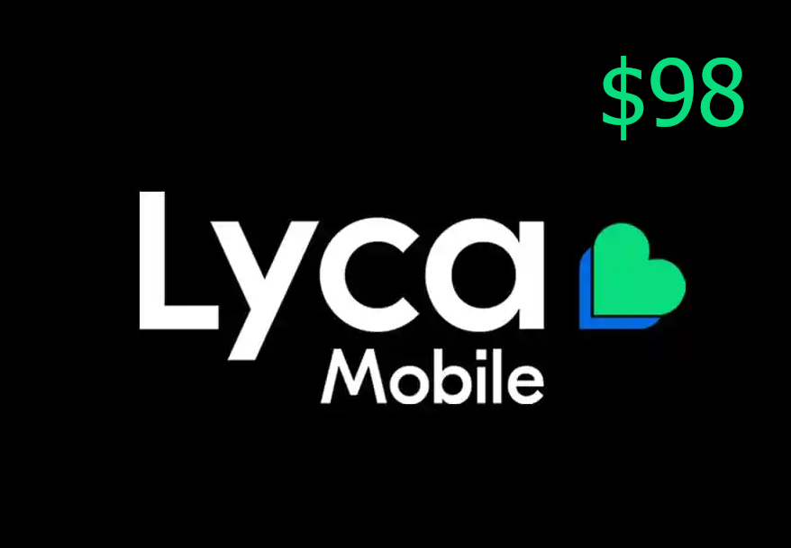 Lyca Mobile $98 Mobile Top-up US