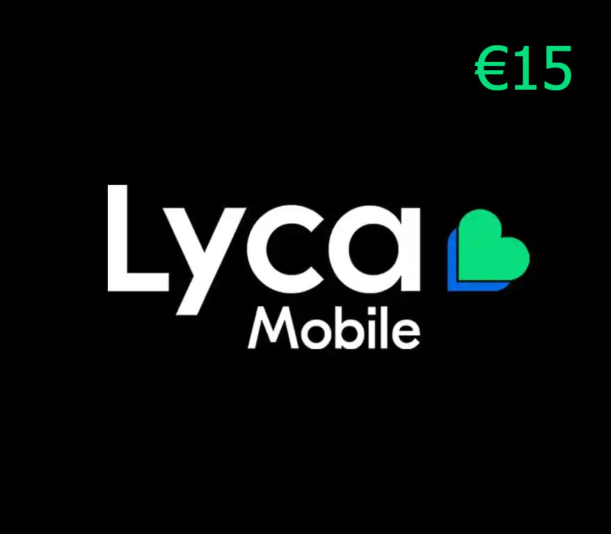 

Lyca Mobile €15 Mobile Top-up ES