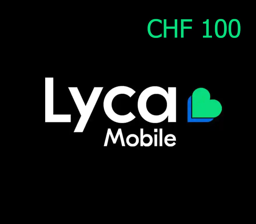 

Lyca Mobile 100 CHF Gift Card CH