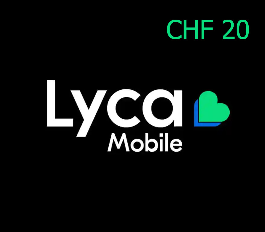 

Lyca Mobile 20 CHF Gift Card CH