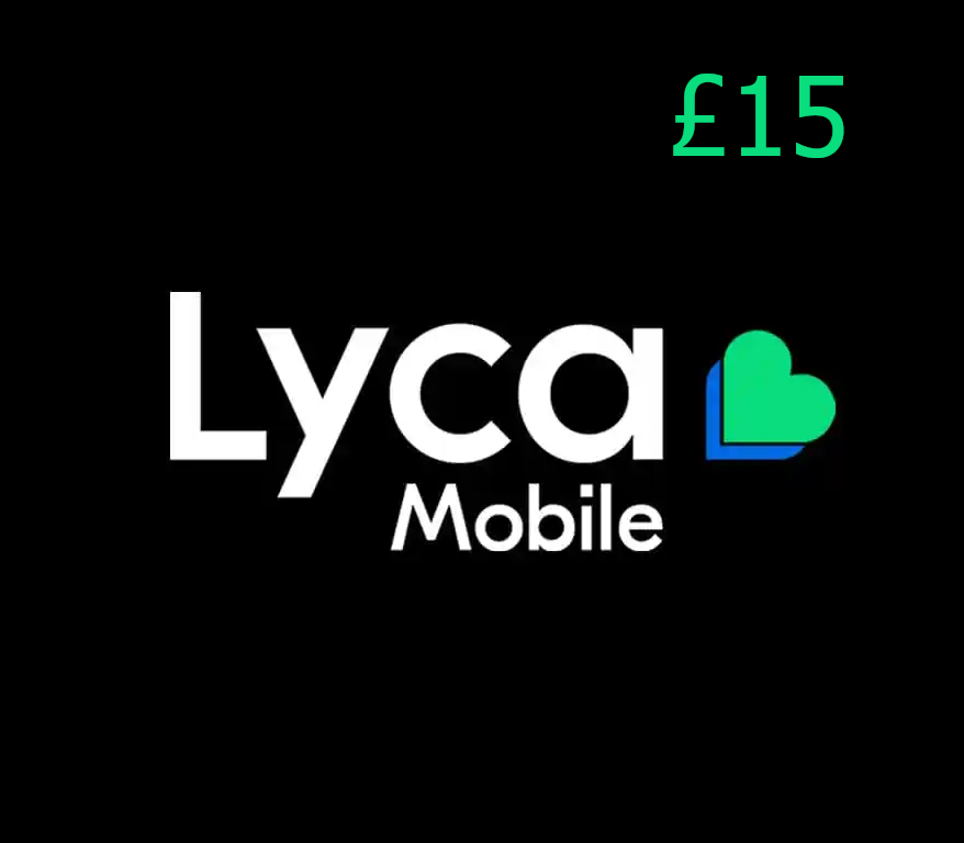 

Lyca Mobile £15 Gift Card UK