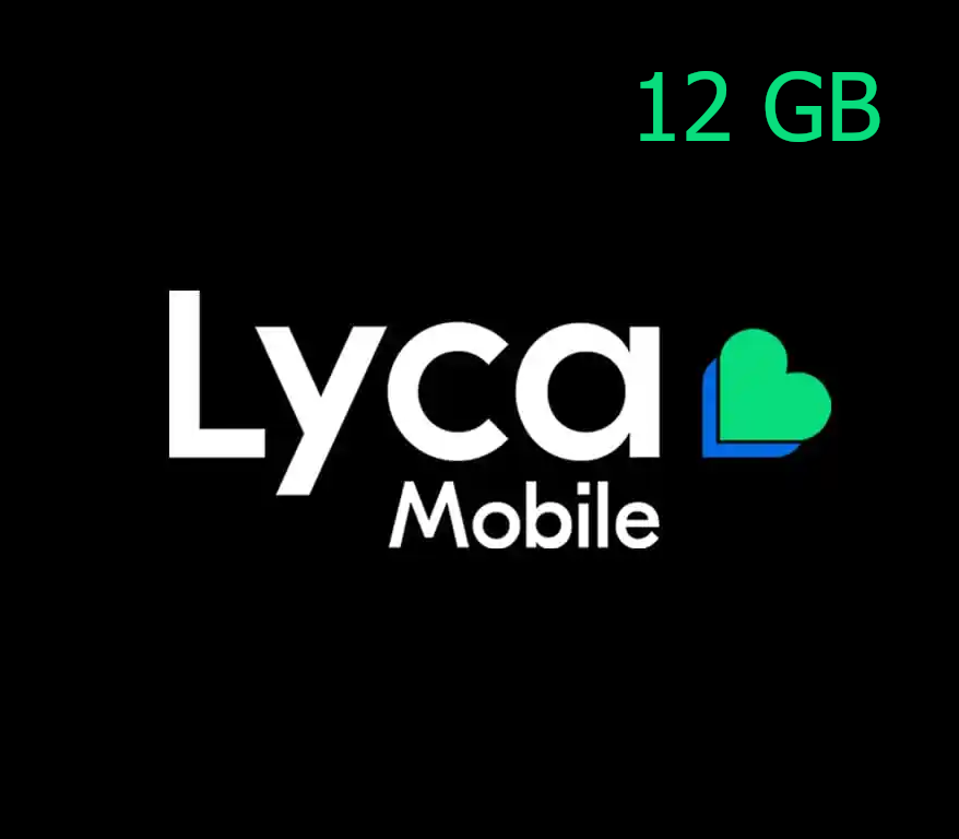 

Lyca Mobile 12 GB Data Gift Card ZA