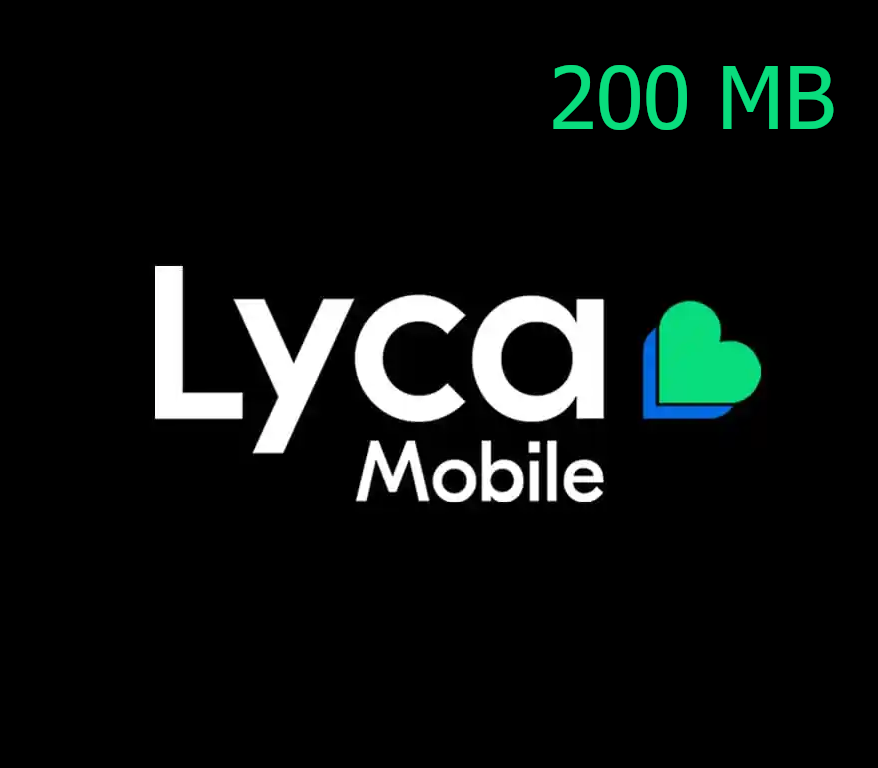 

Lyca Mobile 200 MB Data Gift Card ZA