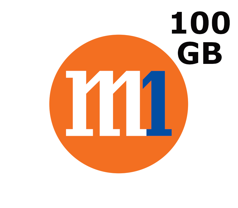 

M1 100 GB Data Mobile Top-up SG