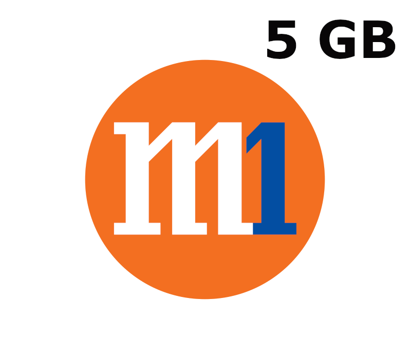 

M1 5 GB Data Mobile Top-up SG