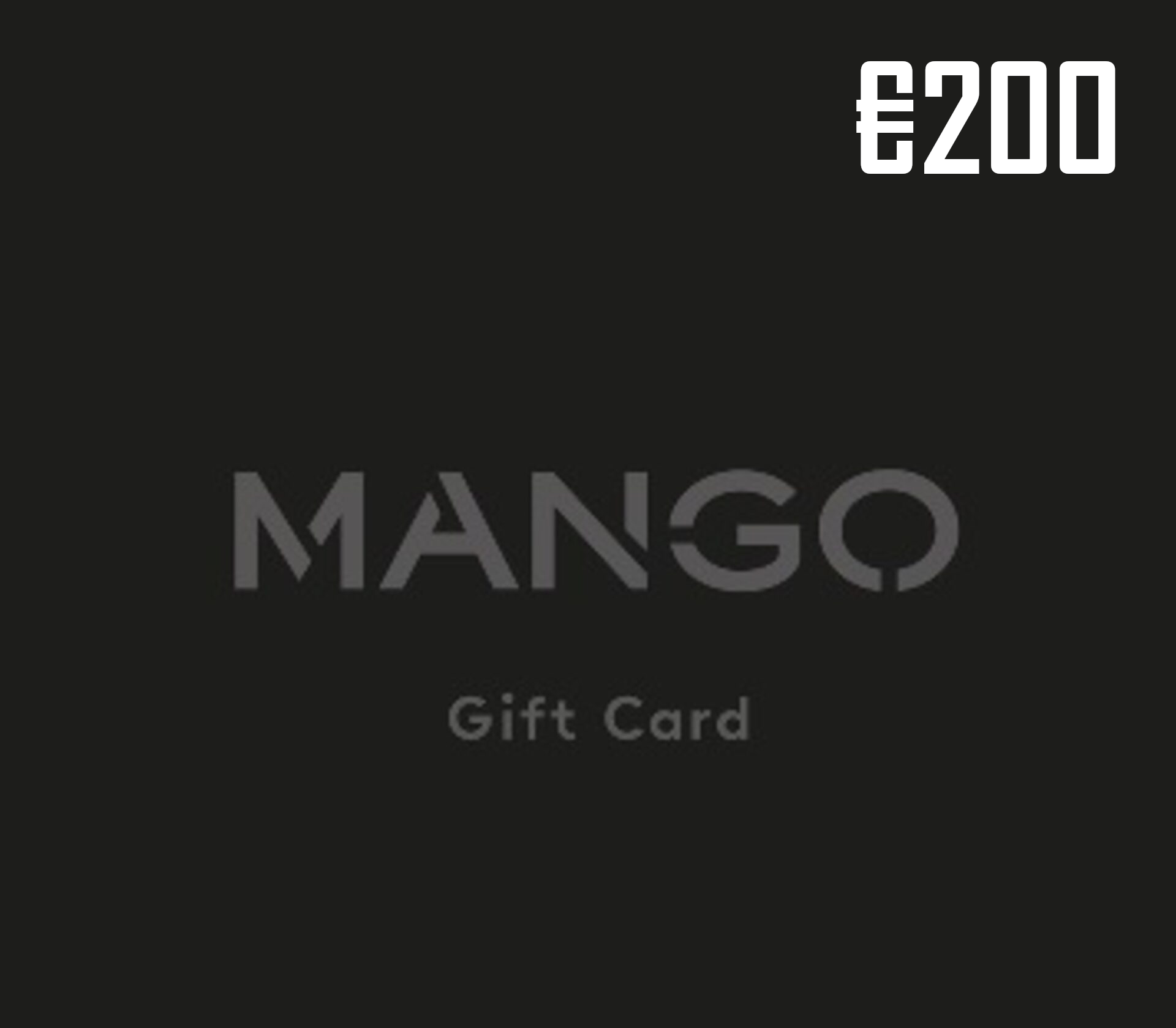 

Mango €200 Gift Card HR