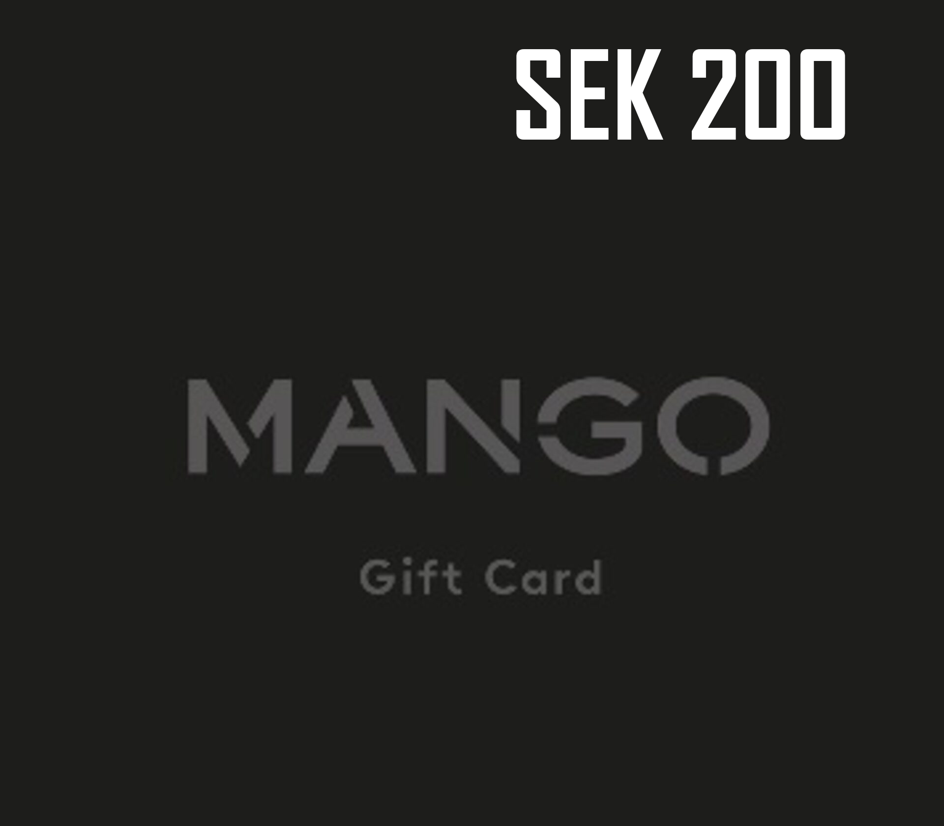 

Mango 200 SEK Gift Card SE