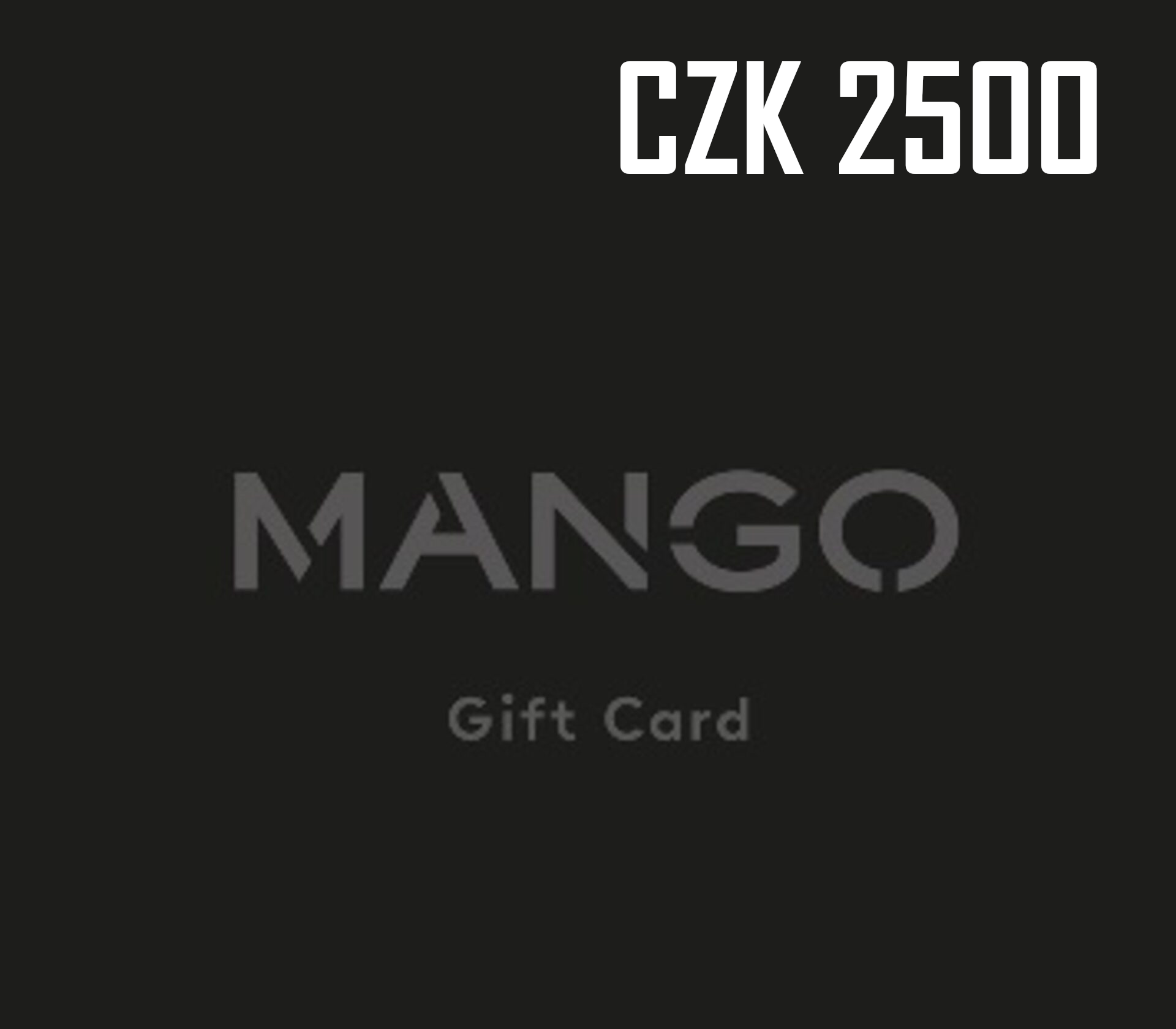 

Mango 2500 CZK Gift Card CZ