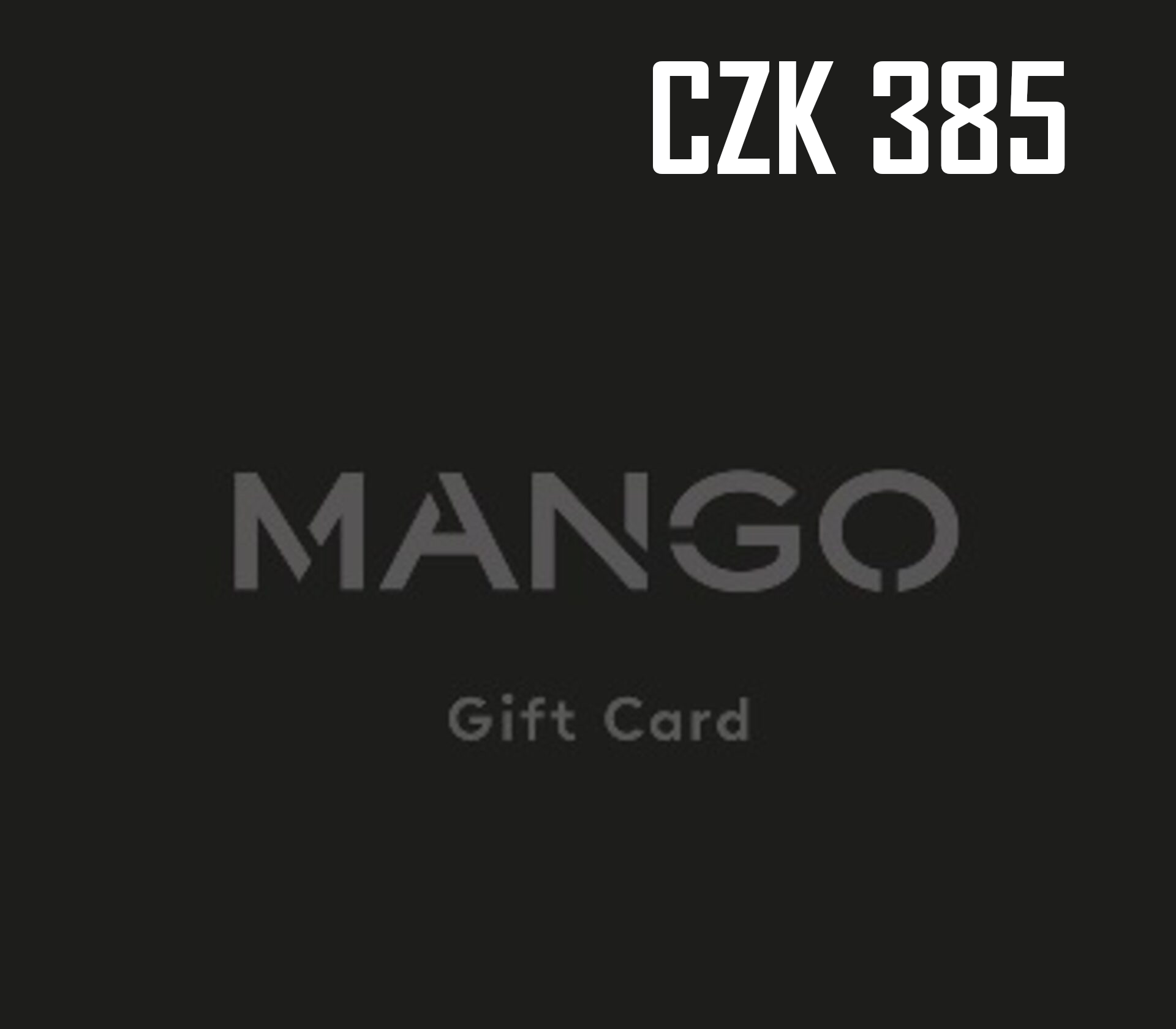 

Mango 385 CZK Gift Card CZ