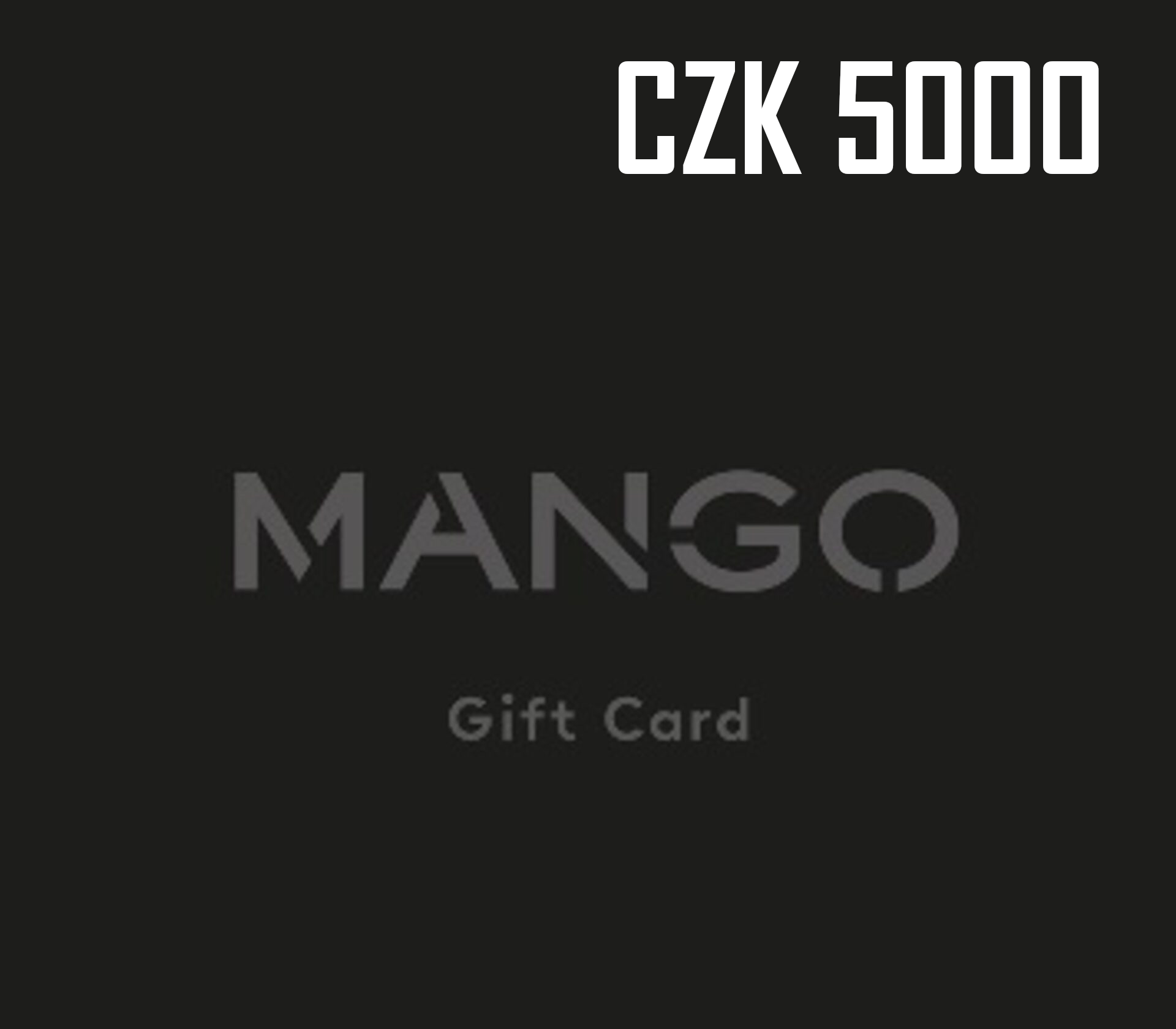 

Mango 5000 CZK Gift Card CZ