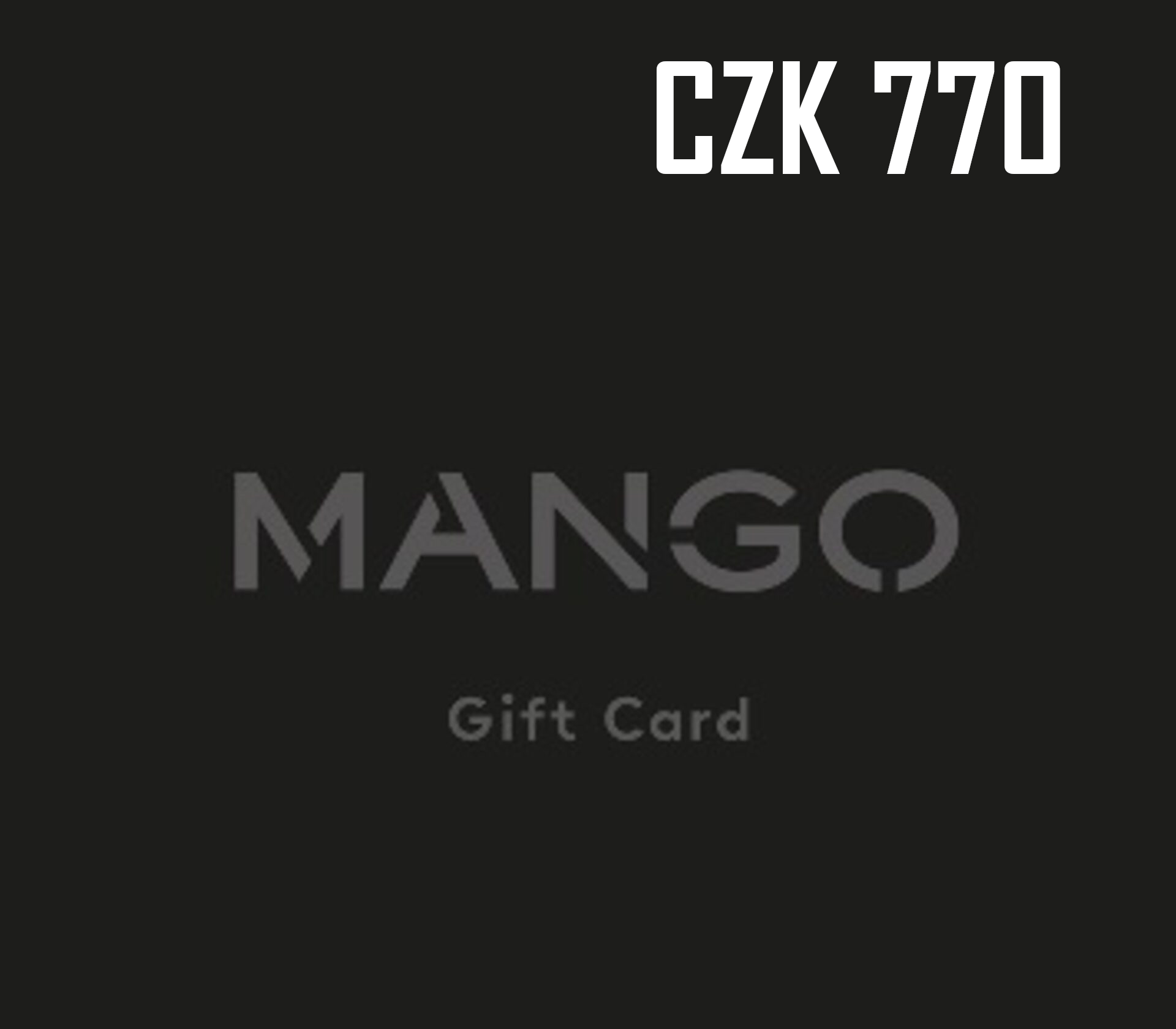 

Mango 770 CZK Gift Card CZ