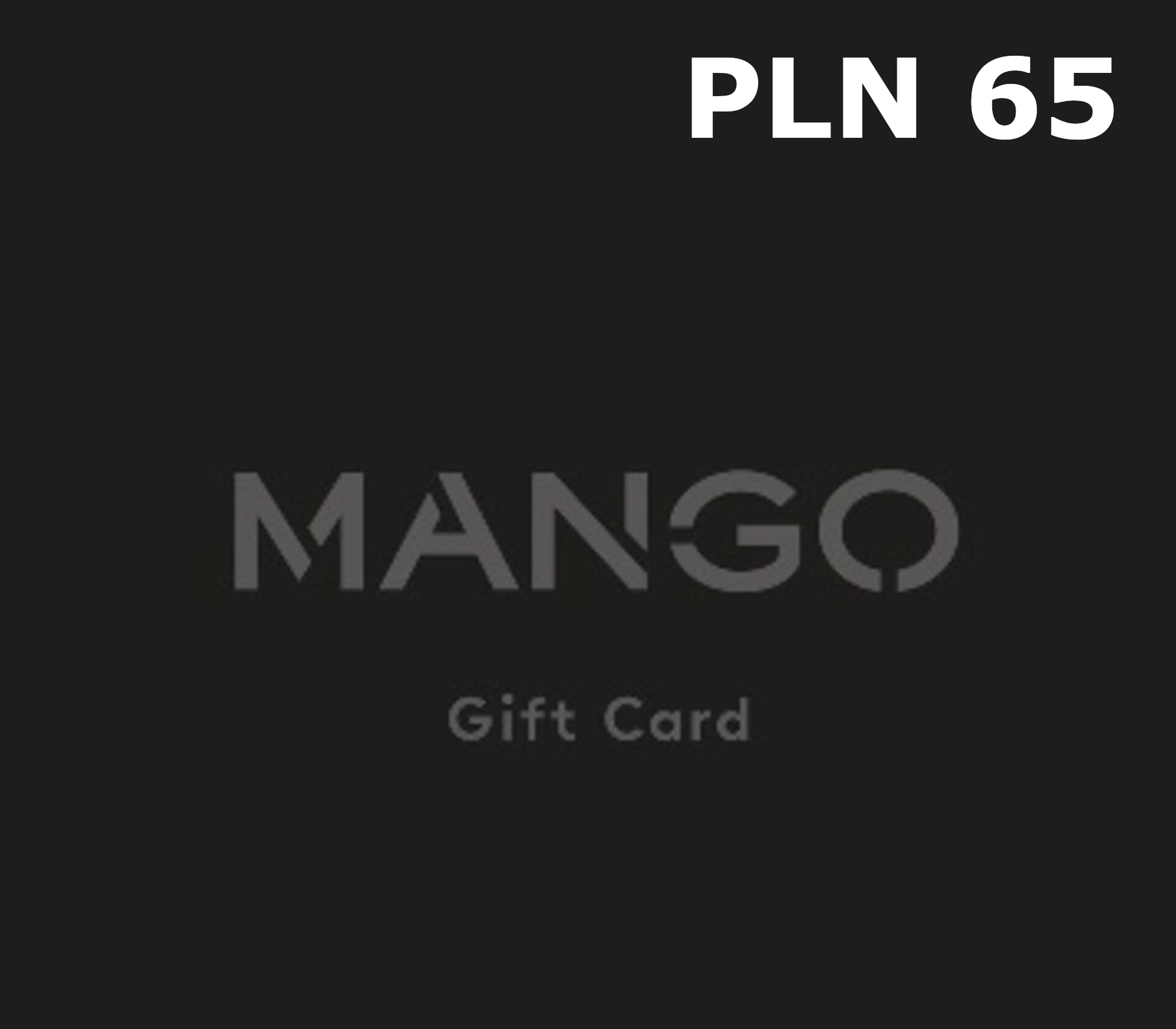 

Mango 65 PLN Gift Card PL