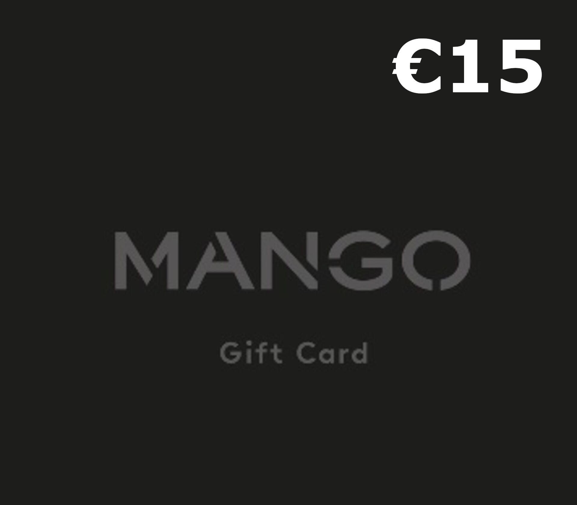 

Mango €15 Gift Card PT