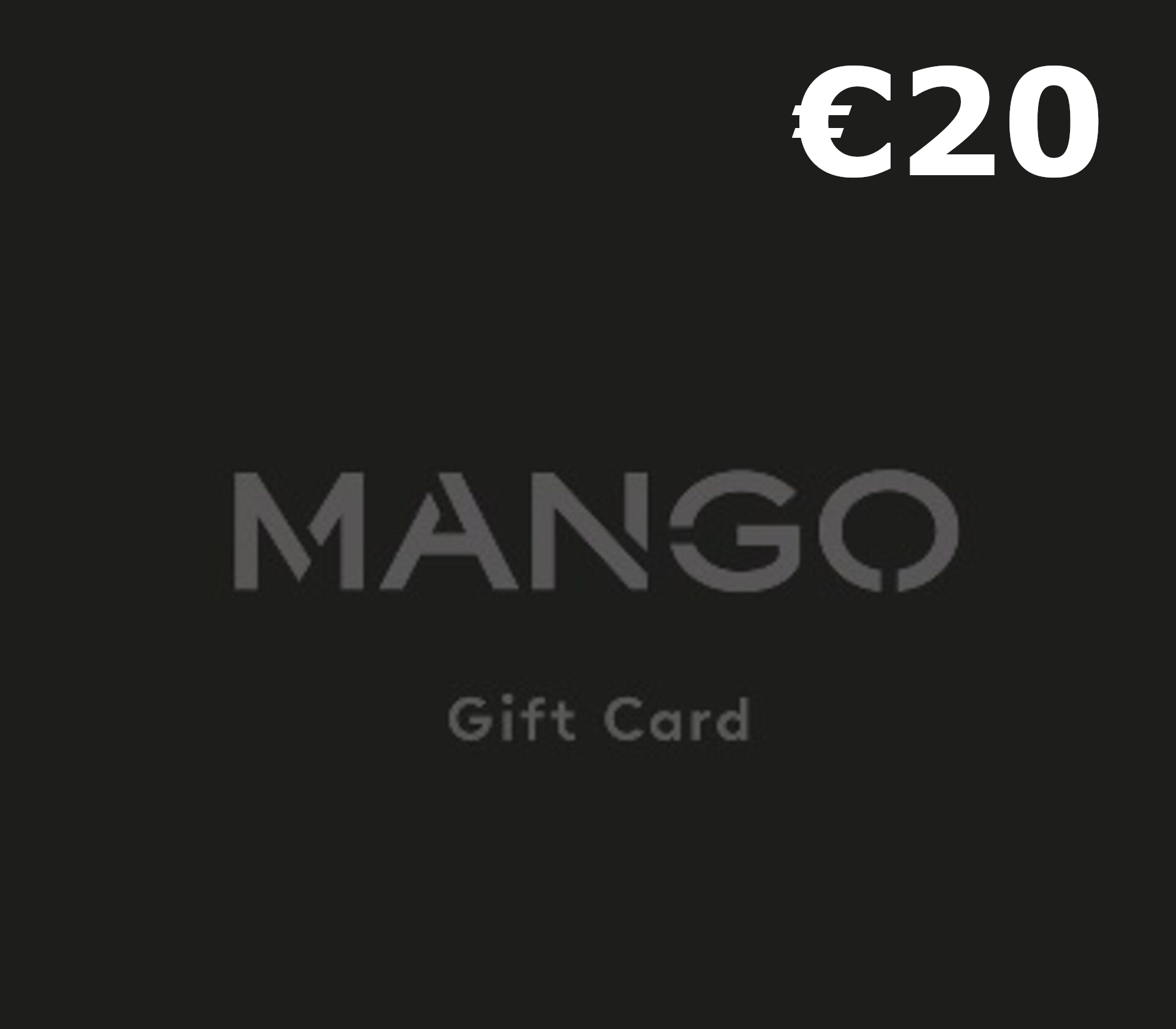 

Mango €20 Gift Card BE