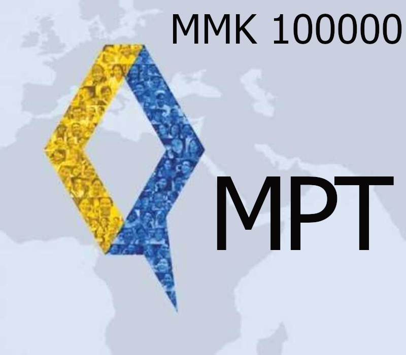 MPT 100000 MMK Mobile Top-up MM