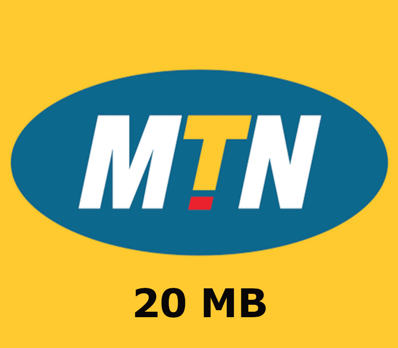 

MTN 20 MB Data Mobile Top-up NG