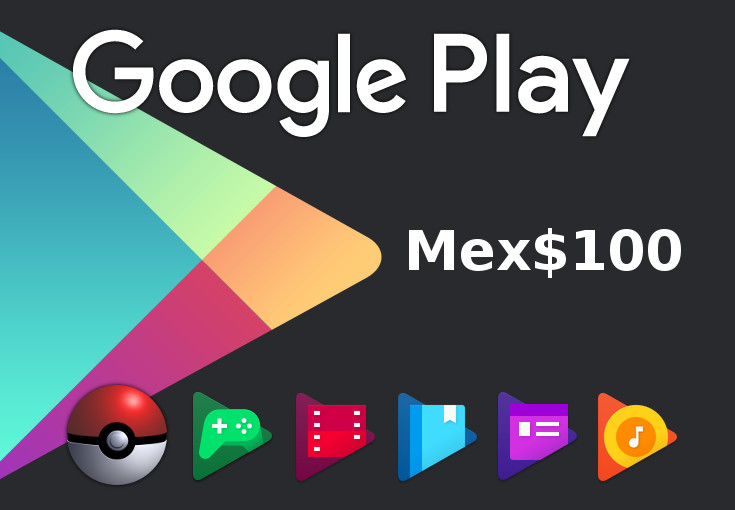 Google Play Mex$100 MXN Gift Card