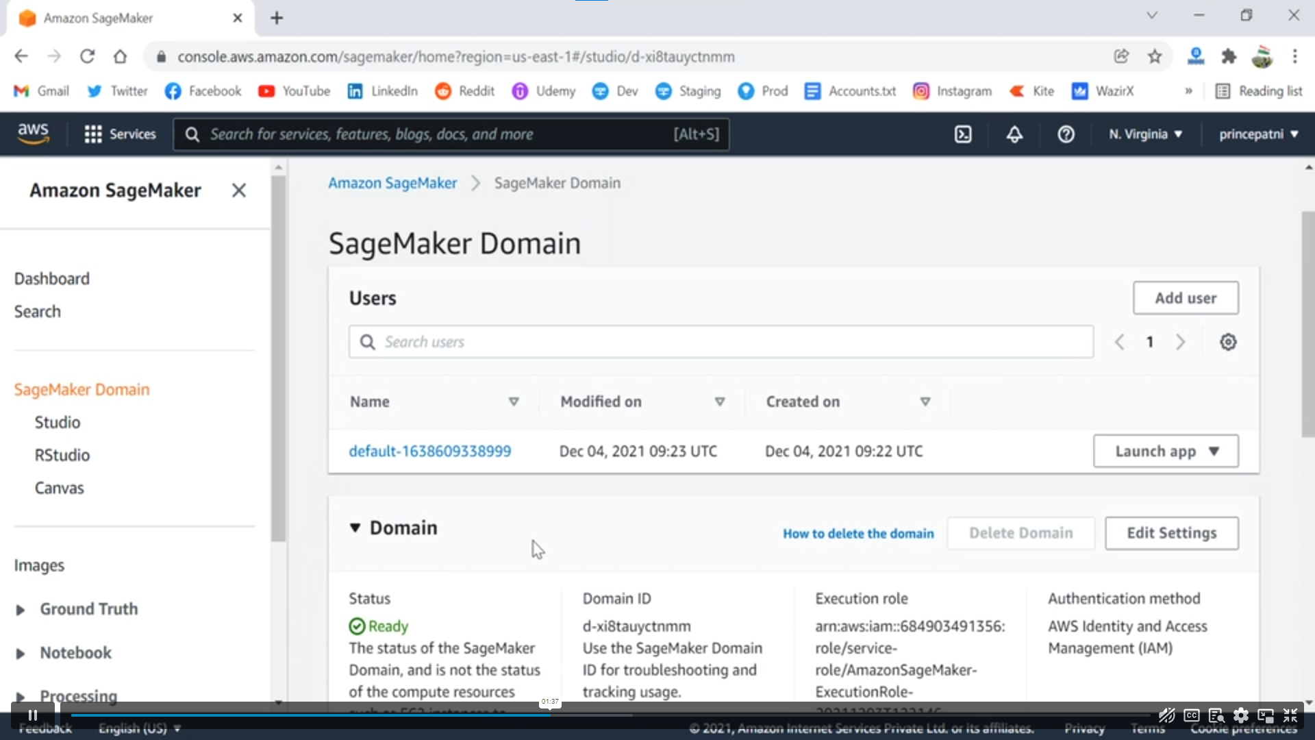 Machine Learning Model Using AWS SageMaker Canvas Alpha Academy Code