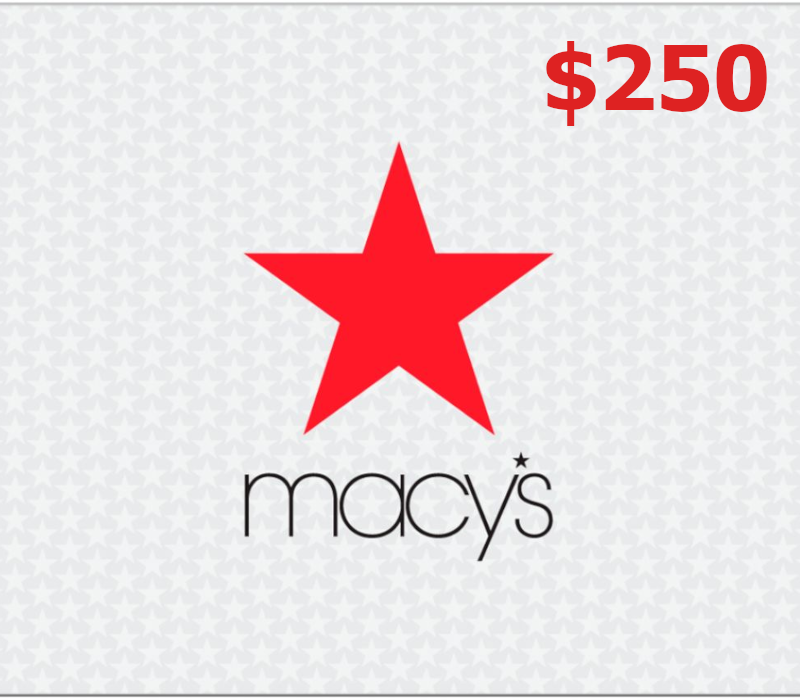 Macys $250 Gift Card US