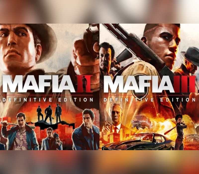 

Mafia II + Mafia III: Definitive Edition EU Steam CD Key